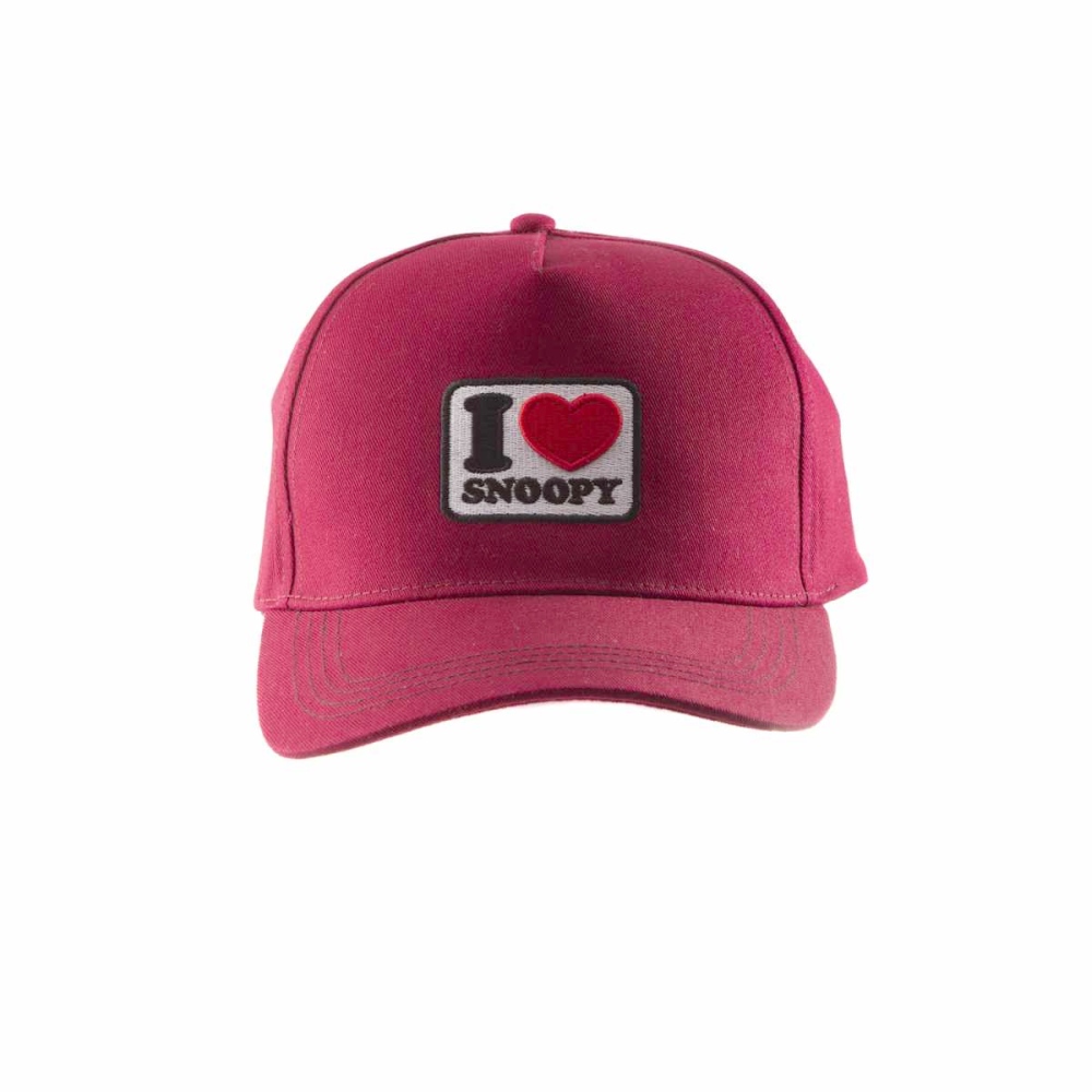 Peanuts - I Heart Snoopy Casquette de baseball - Rouge